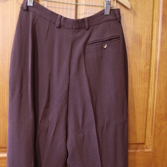 VESTIMENTA SPA Vintage Brown Wool Silk Pant Suit Italy Blazer & Pants 12 - Picture 11 of 16